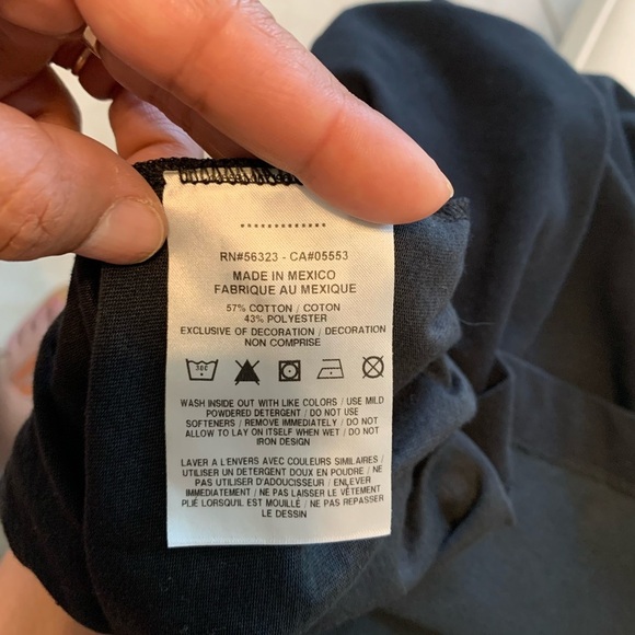 Nike Black Tee with Red Swoosh Design - Picture 4 of 4